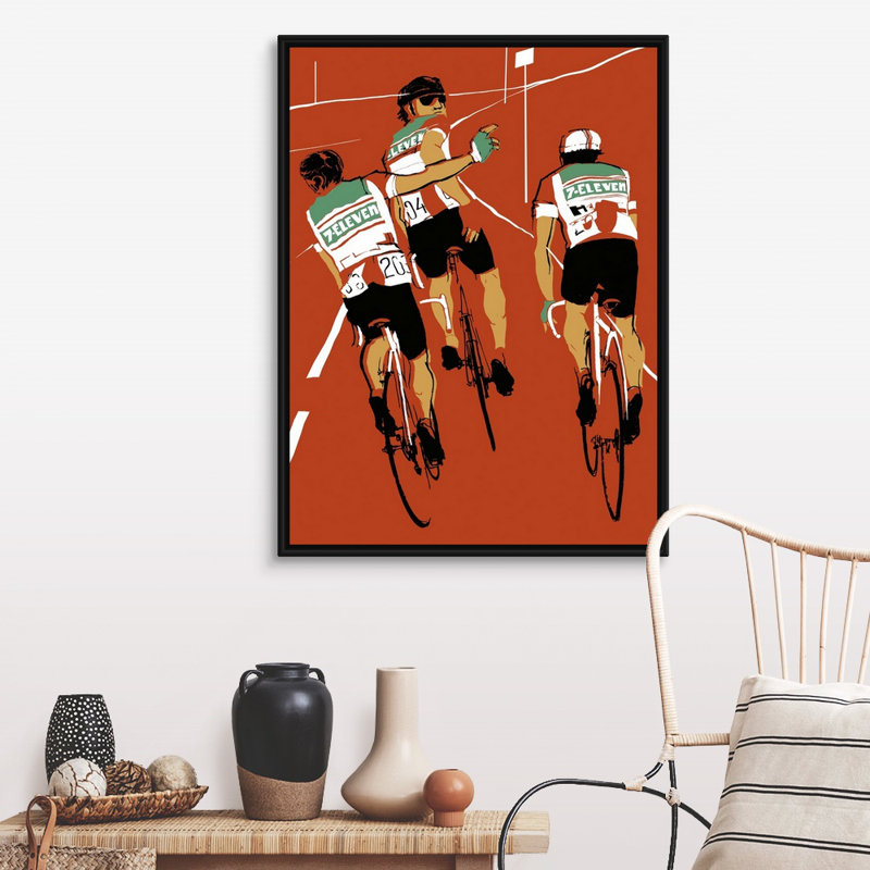 " 7Eleven, 2013 " by Eliza Southwood, Black Framed, 42" H x 32" W x 1.75" D