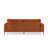 Jeses 84.3" W Square Arms Sofa with Metal Legs and Button Tufting -1615140230