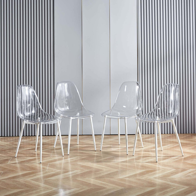 Chaise en plastique, Transparence