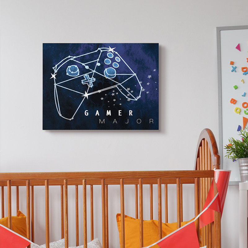 Gamer, Toile tendue, H 24 po x l 30 po x P 1,5 po