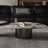 Light luxury triangle marble coffee table