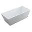Baignoire de trempage autoportante en acrylique de 29,3 po Athena-26611006