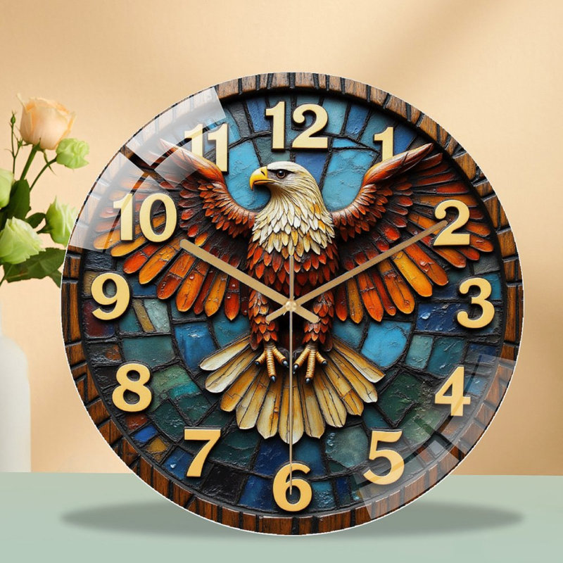 Horloge murale 2 po Eagle