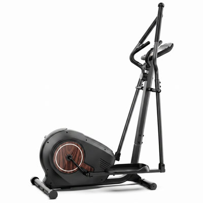 Elliptical Exercise Machine for Home, Ultra-Quiet 15dB Magnetic Elliptical Trainer, 14 Resistance Levels, 15.5" Stride Real-Time Workout Tracking Monitor
