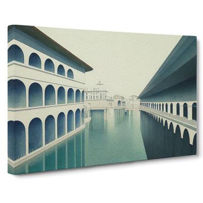 Canal Architecture - Wrapped Canvas Photograph - Wrapped Canvas