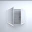 Armoire à pharmacie rectangulaire en aluminium argenté encastré / à fixation en surface 36 po x H 30 po avec miroir DEL et horloge