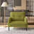 Afore Corduroy Accent Chair with Ergonomic Design with Side Pockets, Solid Wood Frame-314486032
