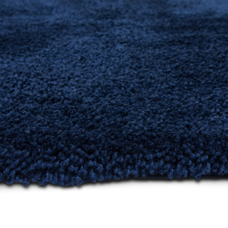 Tapis pour salle de bain Galena, L 24 po x L 40 po, Bleu marine