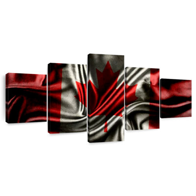 Drapeau du Canada foncé