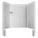FlexStone Royale 60"W x 36"D x 80"H Alcove Bathtub/Shower Surround