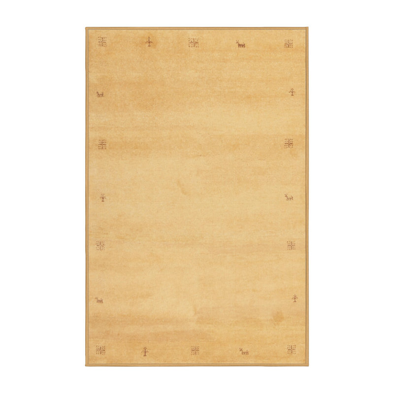 Tapis contemporain orange, Rectangle 2 pi x 3 pi