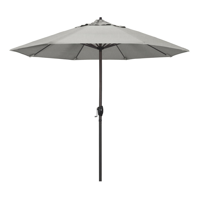 Mira 9' Market Sunbrella® Umbrella, Canvas Black Sunbrella® Canvas