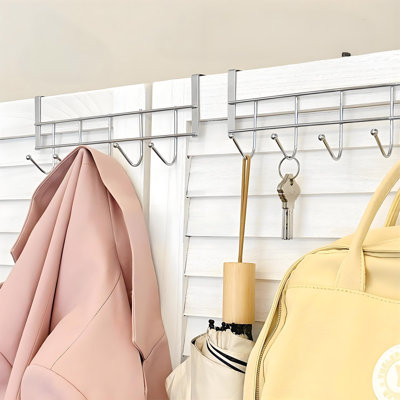 Fashionable And   Dormitory Upper Bunk Hooks  Bedside Small Hangers Kitchen No Drilling Hooks  Wardrobe Doors Seamless Hangers