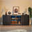 64-Inch Wavy TV Cabinet
