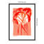 «Galya Palms At Sunset» par Treechild, impression sur bois encadrée-100477588-100477589