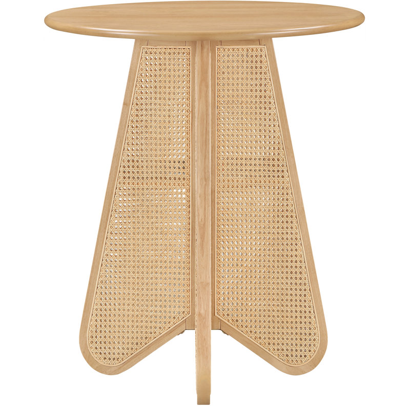 Table de bar Butterfly, H 42 po x L 36,25 po x l 36,25 po, Naturel