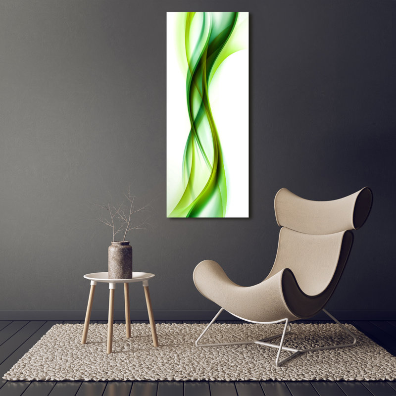 Waves Abstraction - Wrapped Canvas Print