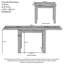 Forelli 91.5 cm Extendable Oak Rectangular Wood Top Dining Table with Wood Base