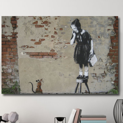 " Rat Girl " Graphic Art Print