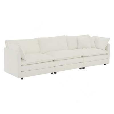 Canapé modulaire surdimensionné en forme de L avec repose-pieds réversible Free Combination Comfy Upholstery