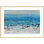 «Breaking at the Beach II» par Tim Otoole, reproduction d'art encadrée sur bois