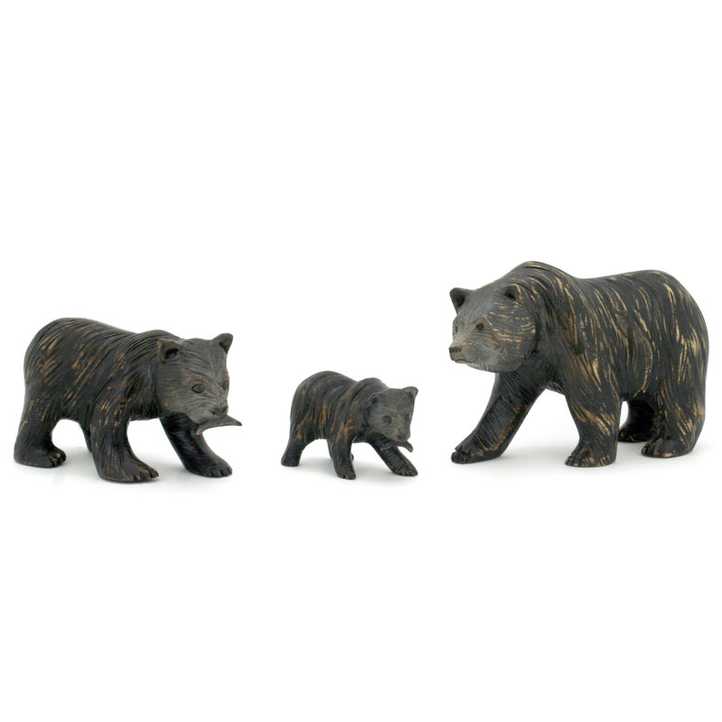 Cudney Animals Figurines & Sculptures, Black 