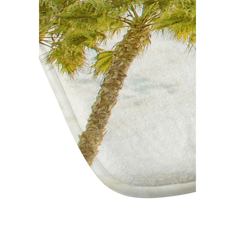 Tapis pour salle de bain palmier tree