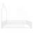 Metal House Platform Bed With Guardrail And Chimney-959332687
