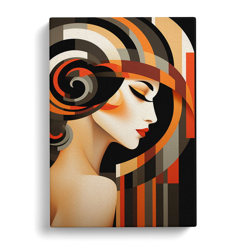 Woman Op - No Frame Print, 60cm H x 40cm W x 3cm D