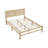 1Pc Contemporary Platform Bed Frame-1028619381