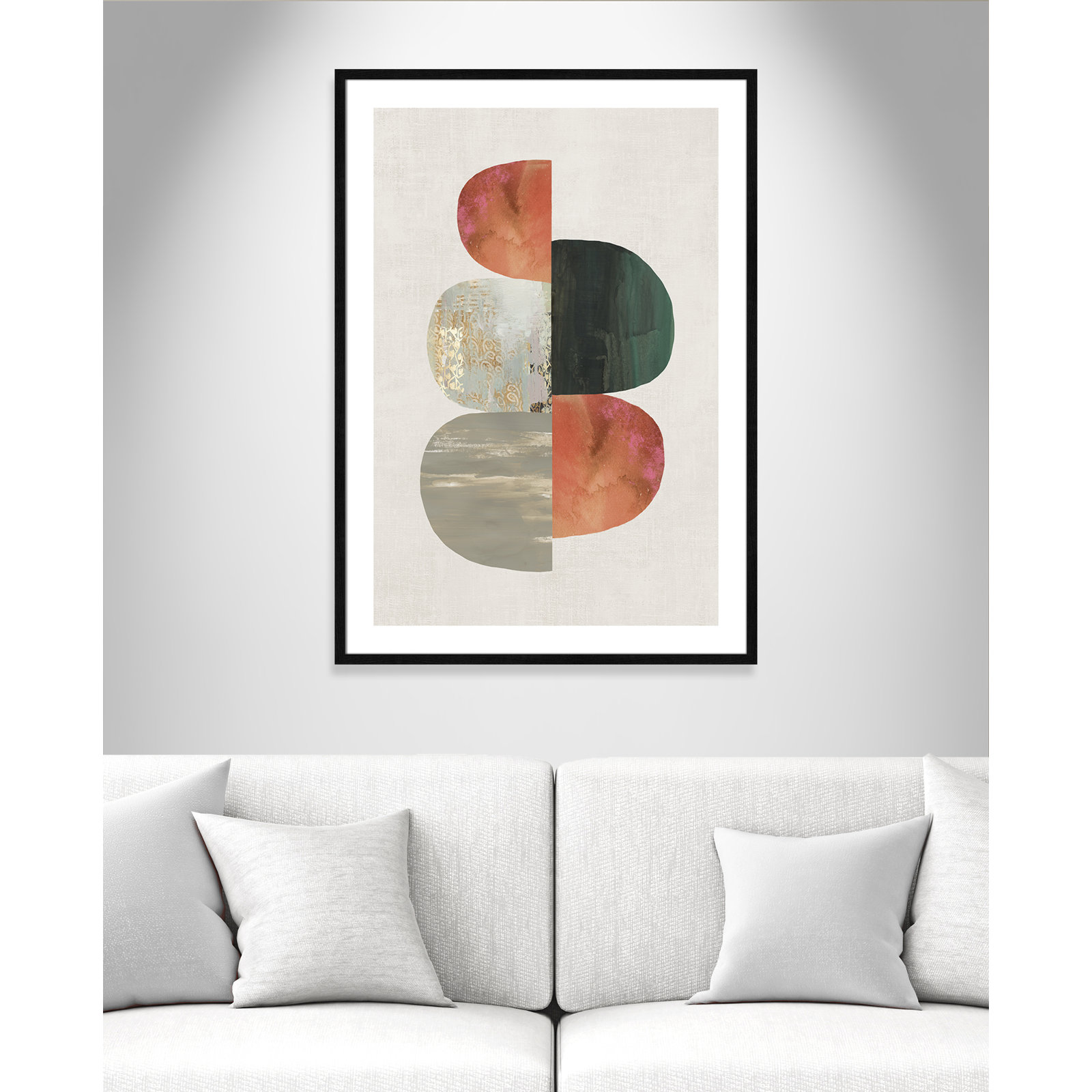 Evolving Energy II by Tom Reeves - Print, 41.5" H x 29.5" W, Framed Print, Black