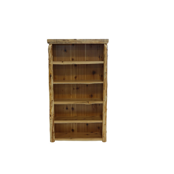 Fireside Lodge Traditional Cedar Log Bookcase & Reviews | Wayfair