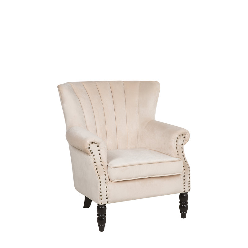 Alberto Upholstered Wingback Chair