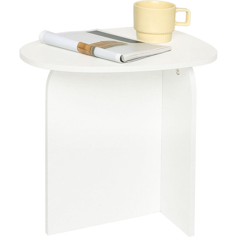 Petite table de bout blanche blanche