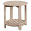 Table de bout en bois d'ingénierie Altos