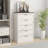 Tall Farmhouse 5 Drawer Dresser