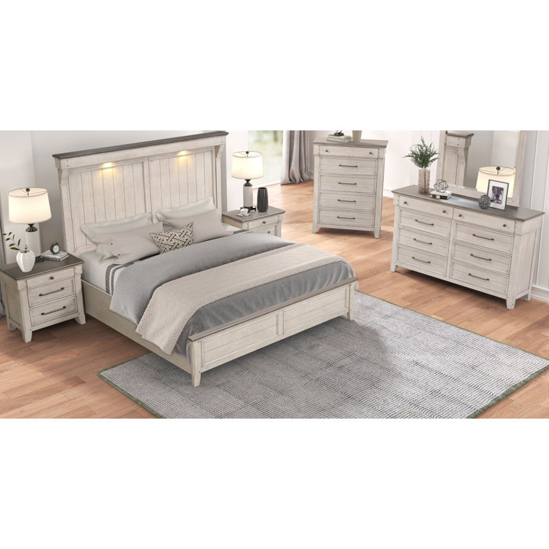 Ensemble de chambre à coucher 4 pièces Ken