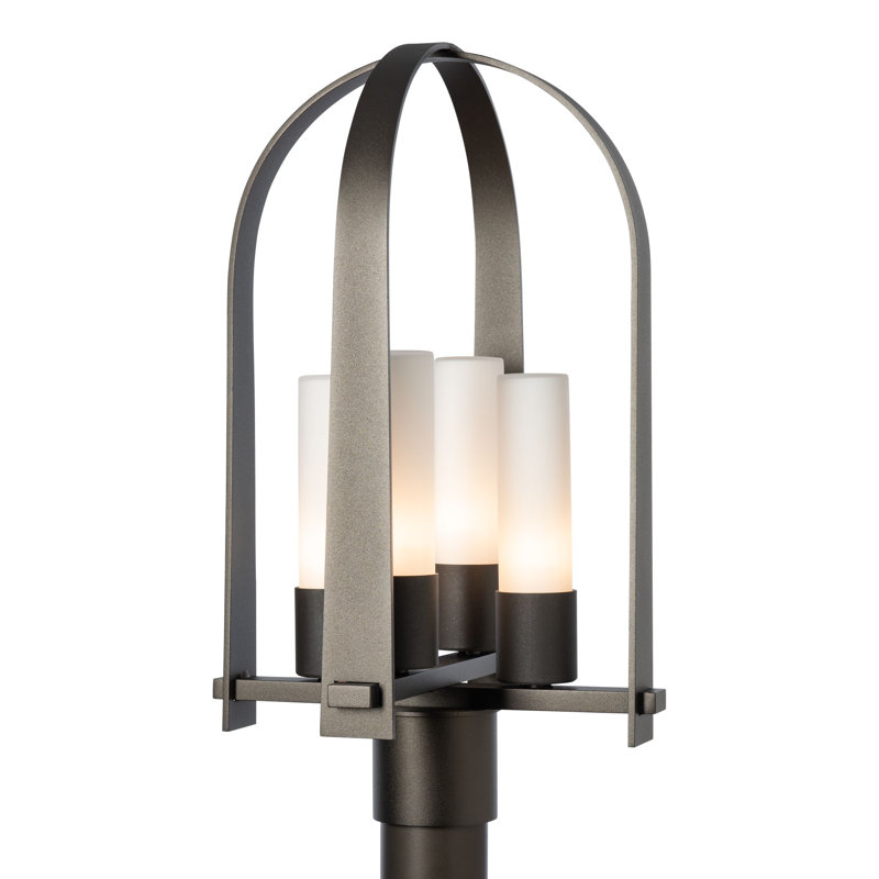 Triomphe 4 - Light 21.5" H Hardwired Lantern Head, Opal, Oil Rubbed Bronze
