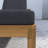 Acacia Wood Adjustable Backrest Outdoor Lounge Chair-935251775