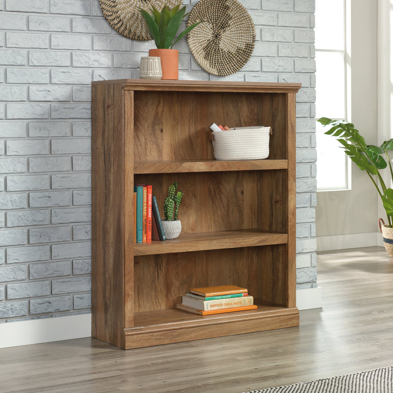 Hartman Bookcase, Sindoori Mango, (3 Shelves) 43.78" H x 35.28" W x 13.23" D