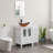 Breahnna 36'' Free Standing Single Bathroom Vanity with Manufactured Wood Top, Vessel Sink, Faucet, Drain-319323681-319323684