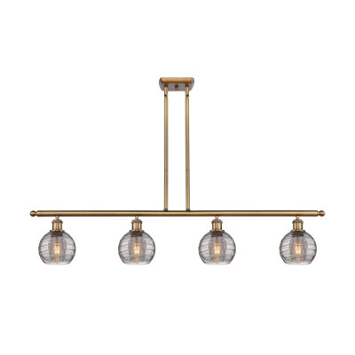 Luminaire suspendu pour îlot de cuisine 4 lumières Ellington