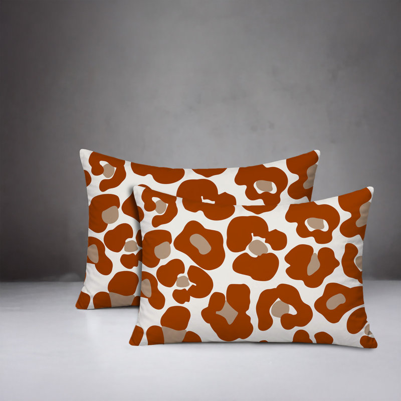 Coussin intérieur / extérieur Davi, 25x18, Burnt Orange