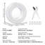 VEVOR 3/4 po x 100 pi PEX-B blanc pour eau potable avec coupe-tuyau