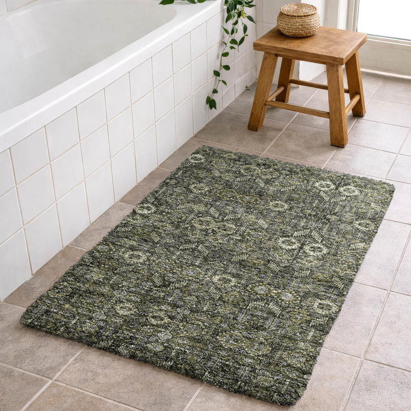 Premium Machine Washable Dream Shag ADS574 Bohemian Rug, 1'8" x 2'6", Taupe
