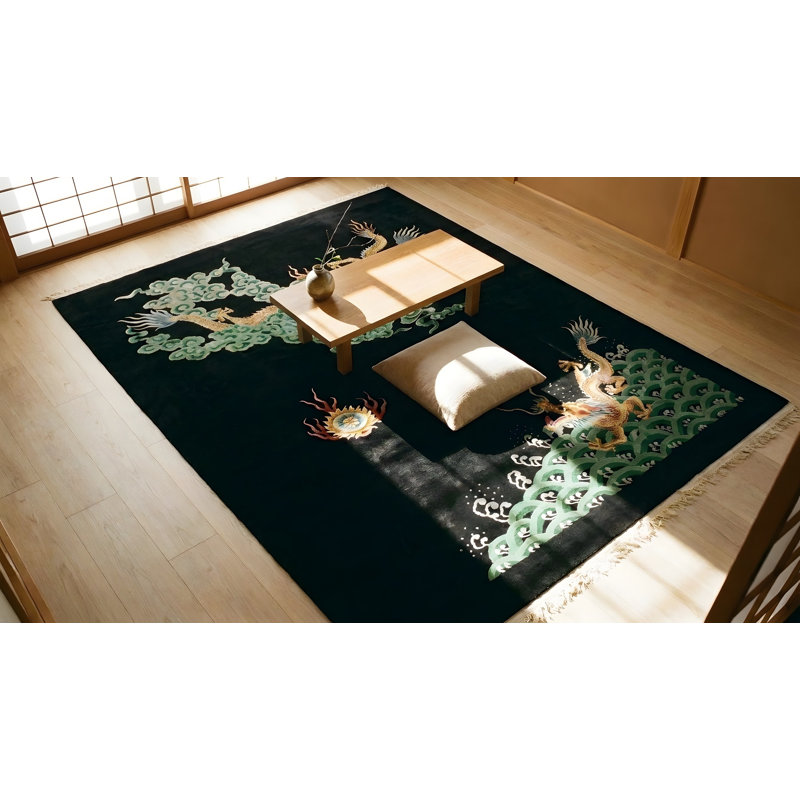 Tapis antique chinois - Art Deco