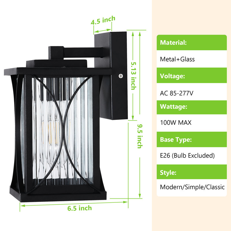 Outdoor Wall Sconce Wall Lantern