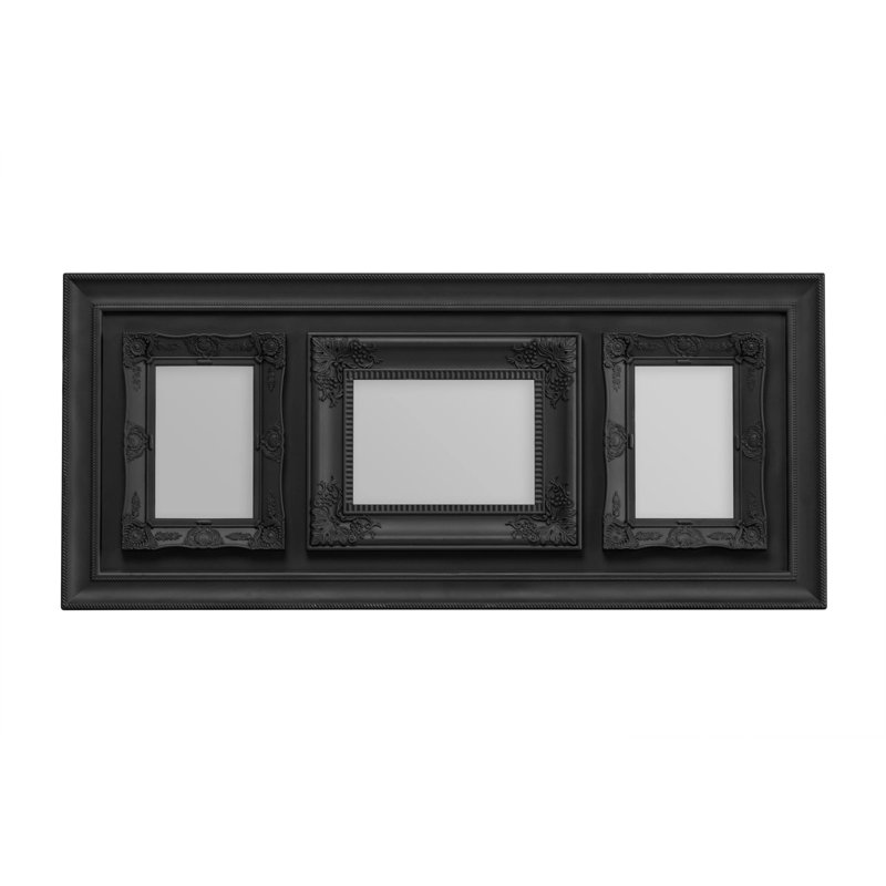 Embossed Picture Frame, Black