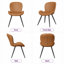 Chaise rembourrée avec pieds en métal-1742434446