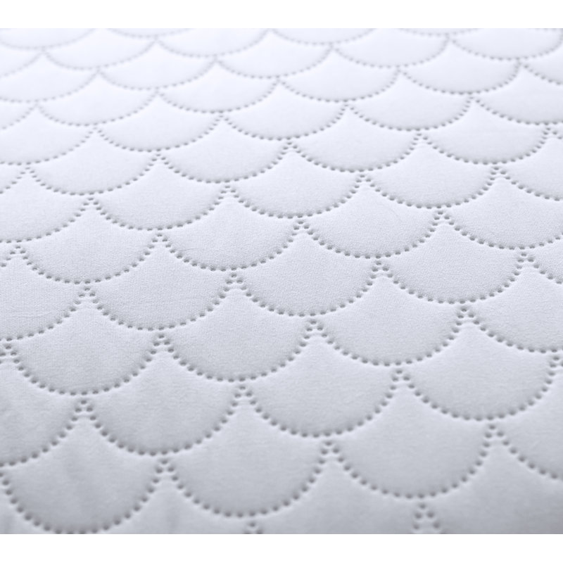 Basics Polyester Quilted Quilt, Twin Quilt + 1 Standard Sham, White